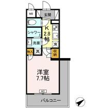 （仮）若林ＲＣ 501 ｜ 宮城県仙台市若林区若林１丁目（賃貸マンション1K・5階・25.45㎡） その2