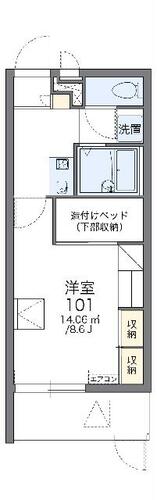 レオパレス堀口_間取り_0