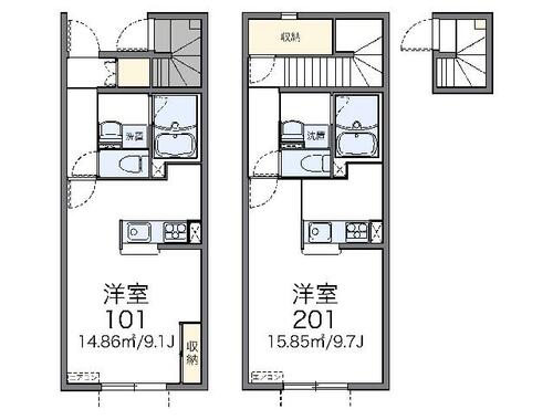 レオネクストはなみずき_間取り_0