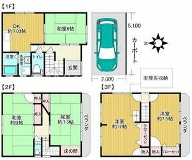 間取り：227101047092