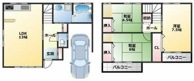 間取り：227102629579