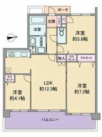 　南東向き　オートロック有　ナイスアーバン鶴ケ谷ヒルズ