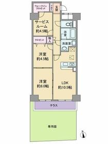 広々とした専用庭付き セザール弓ノ町
