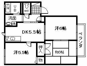 オンス小垣内B棟_間取り_0