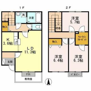 間取り：227102663434