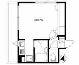 東京都港区赤坂２丁目（賃貸マンション1R・6階・23.58㎡） その2