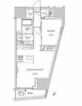 東京都新宿区市谷田町２丁目（賃貸マンション1LDK・3階・51.00㎡） その2