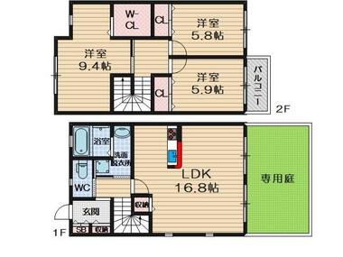 間取り：227104293541