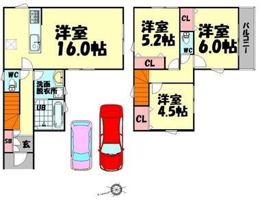 間取り：227104353649