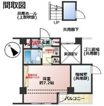 キャッスルマンション川越　Ｂ  ｜ 埼玉県川越市東田町（賃貸マンション1R・1階・21.52㎡） その2