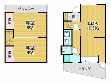 間取り：227104524957