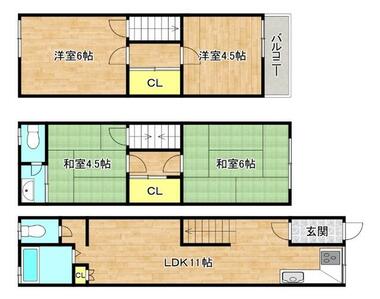間取り：227104584372