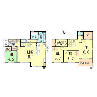 間取り：228059069637