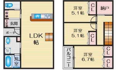 間取り：227103151358