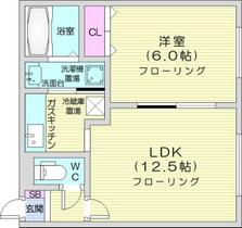 北海道札幌市北区北十八条西３丁目（賃貸マンション1LDK・4階・40.42㎡） その2