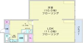 北海道札幌市北区北十条西４丁目（賃貸マンション1LDK・4階・50.46㎡） その2