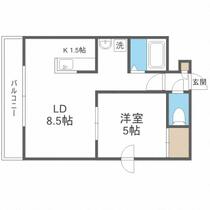 ドエル札幌南６条２  ｜ 北海道札幌市中央区南六条西７丁目（賃貸マンション1LDK・5階・31.20㎡） その2