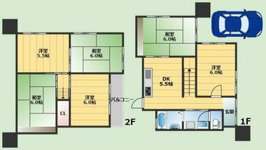 間取り：227102624398