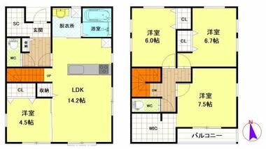 間取り：211064309404