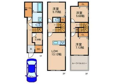 間取り：213142297943