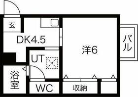 中山手ガーデンパレスＡ棟 205 ｜ 兵庫県神戸市中央区中山手通７丁目（賃貸アパート1DK・2階・24.80㎡） その2