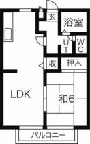 シャルマンシティー 102 ｜ 岐阜県可児市今渡（賃貸アパート1LDK・1階・40.92㎡） その2