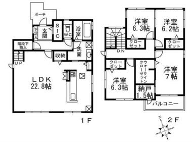 間取り：228059340763