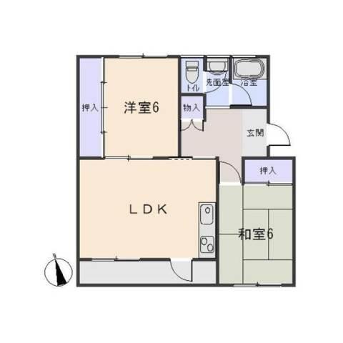 コーポ山手の間取り