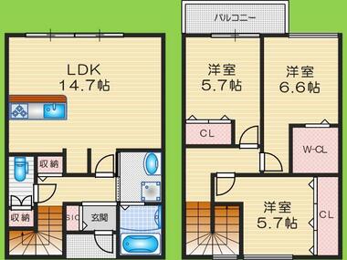 間取り：227103892576