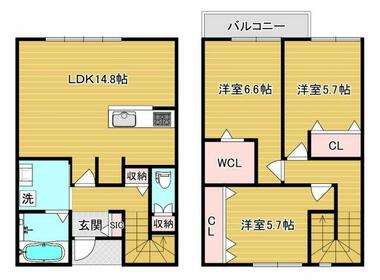 間取り：227103889668