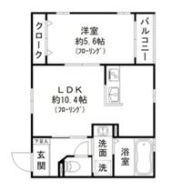 ハイツリーハウス  ｜ 東京都三鷹市下連雀２丁目（賃貸アパート1LDK・1階・39.74㎡） その2