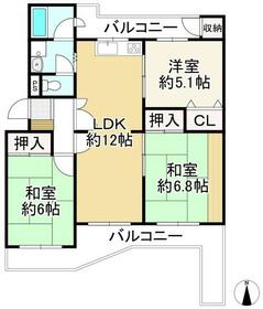 男山Ｅ団地Ｅ５号棟３０３号室