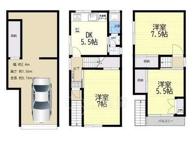 間取り：227101704376