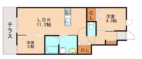ARCBLISS津屋崎_間取り_0