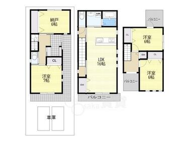 間取り：227103423693