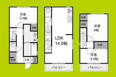 間取り：227104091396