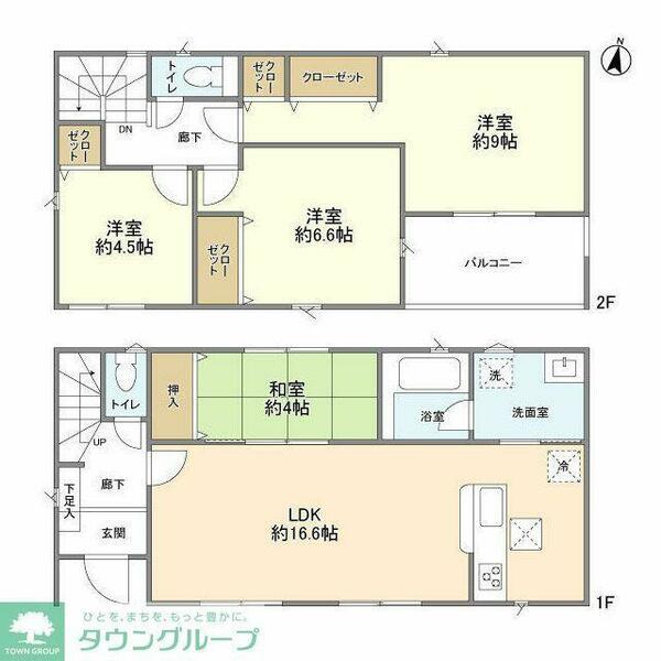 Ｋｏｌｅｔ柏弥生町｜千葉県柏市弥生町(賃貸一戸建4LDK・--・94.36㎡)の写真 その2