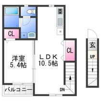 ＴＪ本脇Ａ  ｜ 和歌山県和歌山市本脇（賃貸アパート1LDK・2階・40.00㎡） その2