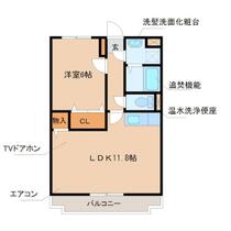 ｂｅａｕｔｅｒｒａｃｅステラ 102 ｜ 佐賀県鳥栖市萱方町（賃貸マンション1LDK・1階・43.62㎡） その2