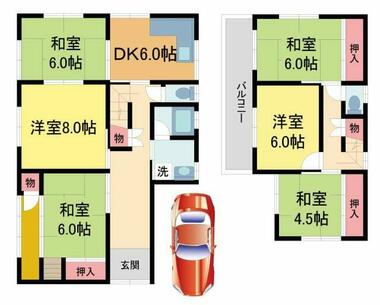 間取り：227100739578