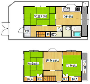 間取り：227101669805