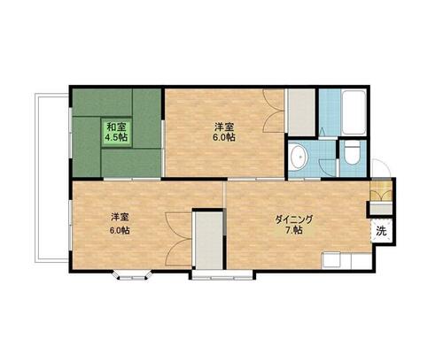 サンヒル城見_間取り_0