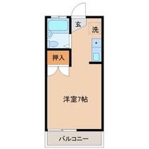 ジョイフルハイツＢ棟 107 ｜ 千葉県成田市並木町（賃貸アパート1R・1階・20.20㎡） その2