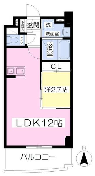 リバティ行橋 603｜福岡県行橋市西宮市４丁目(賃貸マンション1LDK・6階・34.44㎡)の写真 その2