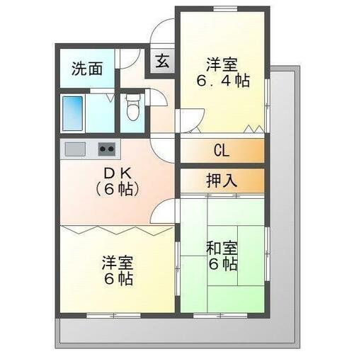 チャオ天志館_間取り_0