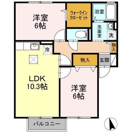 ビバーチェ・やまは奈 A棟_間取り_0