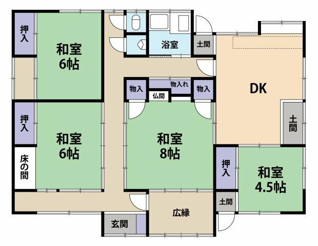 house for sale in Minamiboso, Chiba | ¥9,080,000 | 4DK | Akiyama hous…