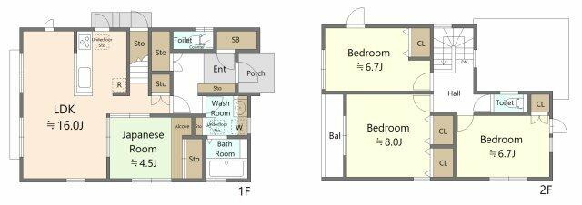 house for sale in Nisshin, Aichi | ¥39,800,000 | 4LDK | Akiyama house…