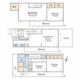 ガーデンハイツ読売ランド前Ａ