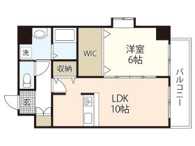 ｕｎｉｔｙ舟入  ｜ 広島県広島市中区西川口町（賃貸マンション1LDK・6階・40.10㎡） その2